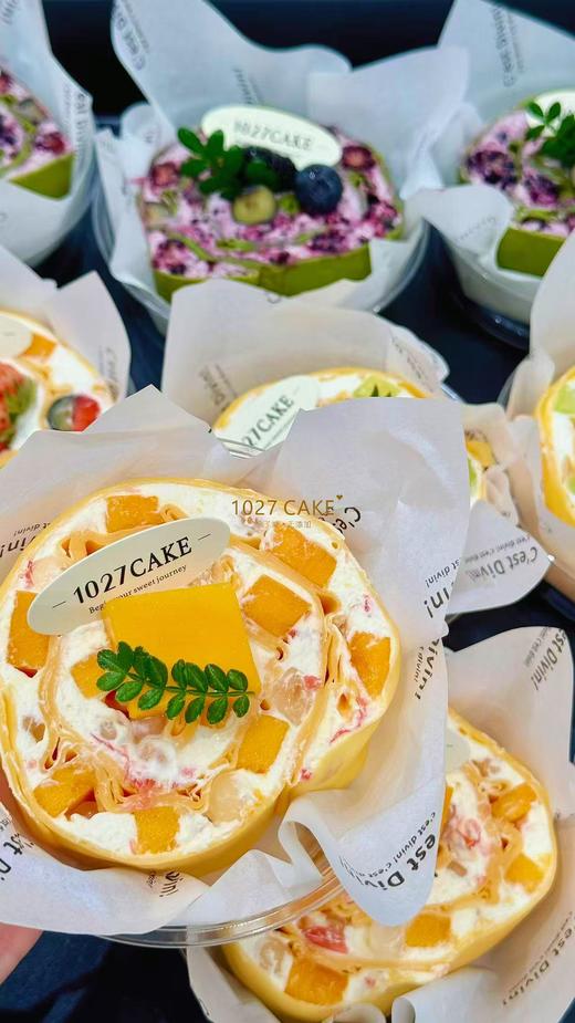 1027CAKE  |  毛巾水果千层卷 芒果，杂果，桑葚莓果 （拍下备注口味） 商品图5