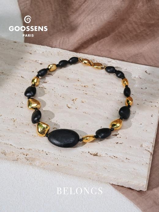 北京仓｜Goossens Paris-SOLSTICE-至日 金色 黑色 橡木 项链［法国设计师］ 商品图2