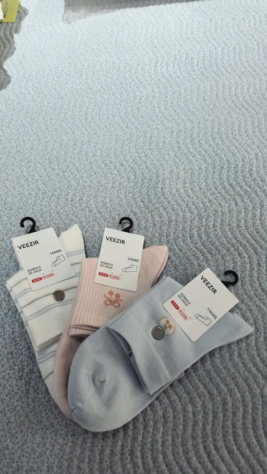 维织WZ707/709精梳棉女袜22-24cm 商品图0