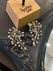 SpoiledBrat Jewelry叶脉系列 珍珠月光石耳钉 商品缩略图0