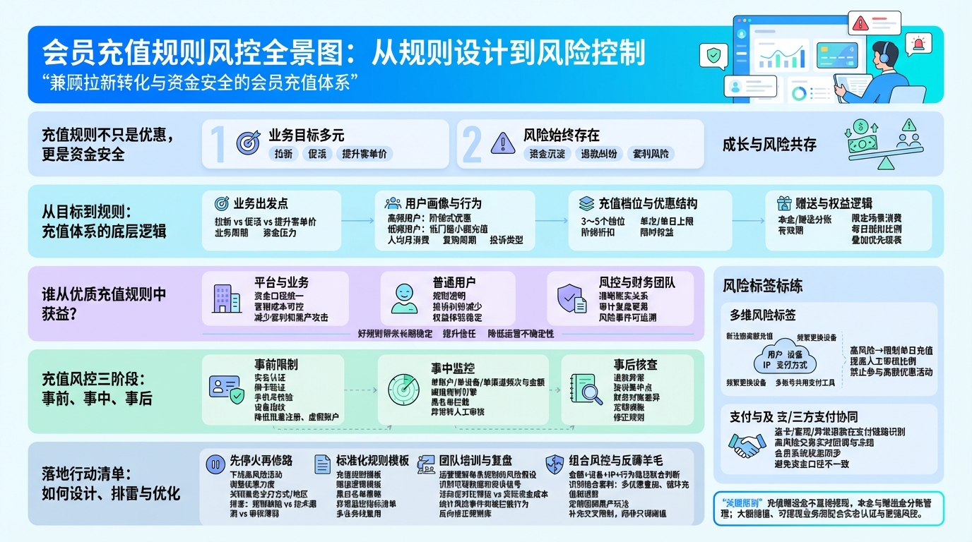 一、会员充值规则设计前，要先想清楚什么