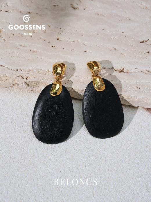 北京仓｜Goossens Paris-SOLSTICE-至日 金色 黑色 耳夹［法国设计师］ 商品图2