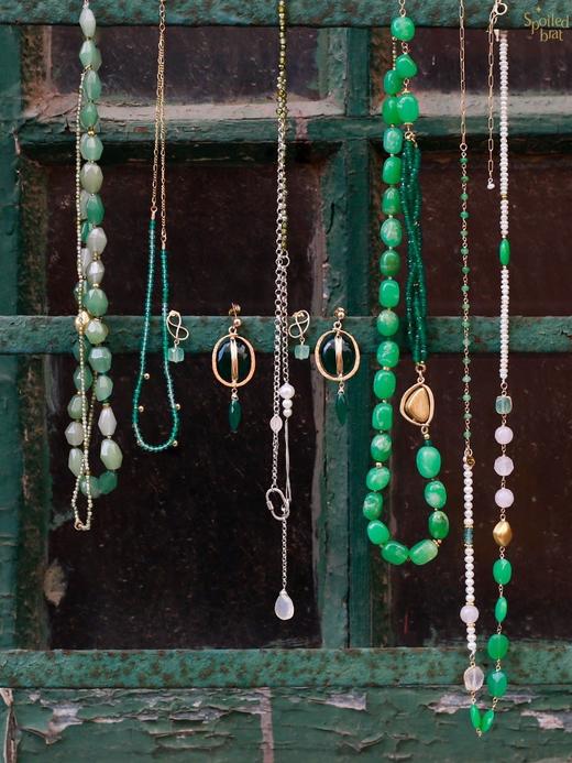 SpoiledBrat Jewelry澳洲玉绿玉髓项链 商品图11