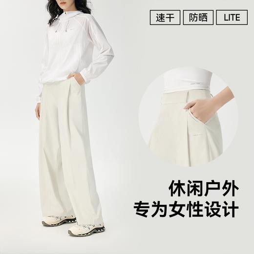 魔力薇薇软弹冰西装休闲裤女2026春夏新款高腰显瘦防晒户外阔腿裤 商品图3