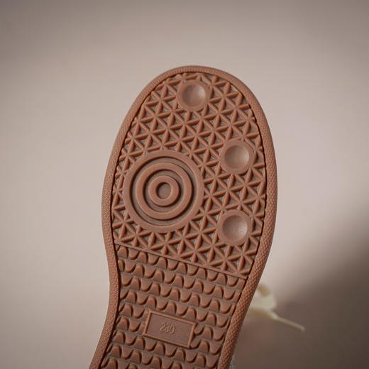 【牛剖层皮革】西村名物2026年春季新款半羊皮内里防滑厚底系带休闲鞋板鞋德训鞋X26AM18211 商品图7