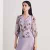 EITIE爱特爱2026夏季新款简约气质显瘦印花上衣8613311 商品缩略图4