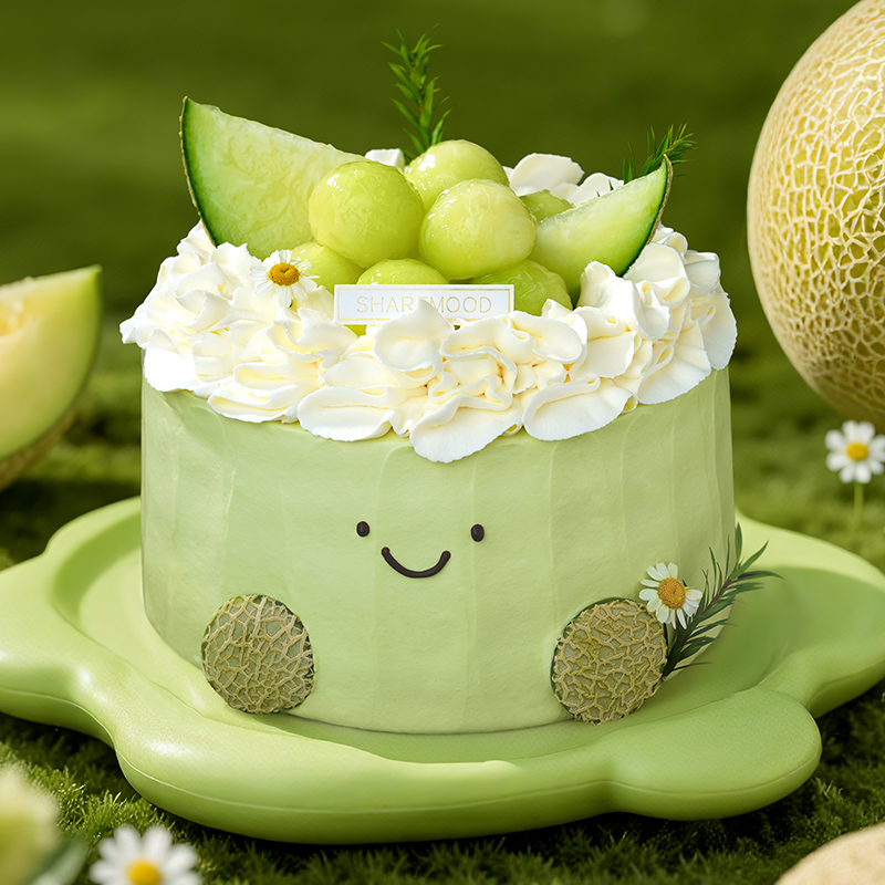 【开心顶呱呱】玫珑蜜瓜开心果脆波波