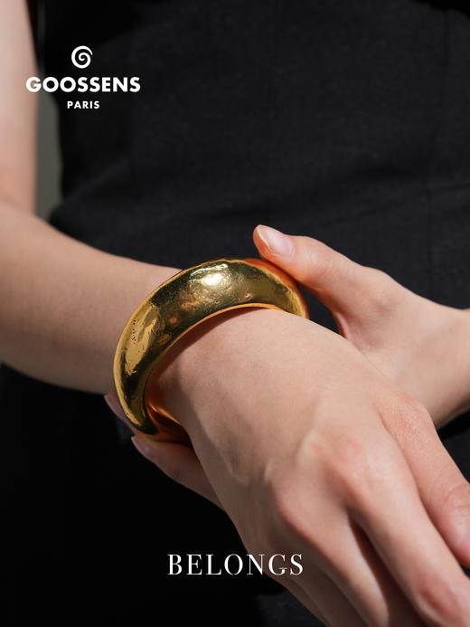 北京仓｜Goossens Paris-SOLSTICE-至日 金色 手镯［法国设计师］ 商品图0