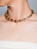 北京仓｜TATABORELLO-OMBRA-金色 水滴形 条纹 双层 项链［意大利设计师］ 商品缩略图0