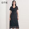 EITIE爱特爱2026夏季新款法式波点时尚通勤显瘦复古连衣裙8607329 商品缩略图0
