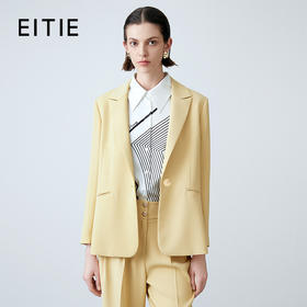 EITIE爱特爱春季新款简约通勤西装外套女7703407