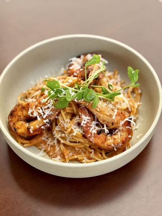 辣番茄奶油意面配明虾TOMATO CHILLI CREAM PASTA W.KING PRAWNS 商品图0