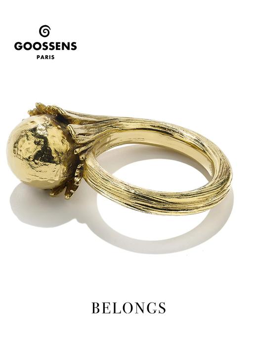 北京仓｜Goossens Paris-CELESTE-星轨流光 彗星 金色 纹理 戒指［法国设计师］ 商品图2