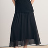 EITIE爱特爱2026夏季新款优雅高腰A字气质大裙摆长裙半身裙8606301 商品缩略图3