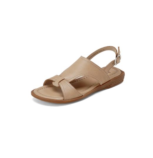 【羊皮革】西村名物2026年夏季新款牛皮内里/超纤垫防滑大底平跟休闲凉鞋沙滩凉鞋X26BJ20461 商品图1