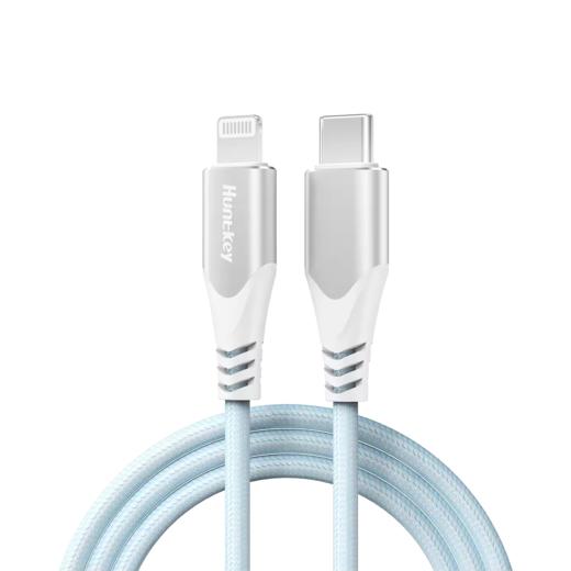 HUNTKEY航嘉 USB-C 编织数据线 60W 蓝色 1.5m 商品图0