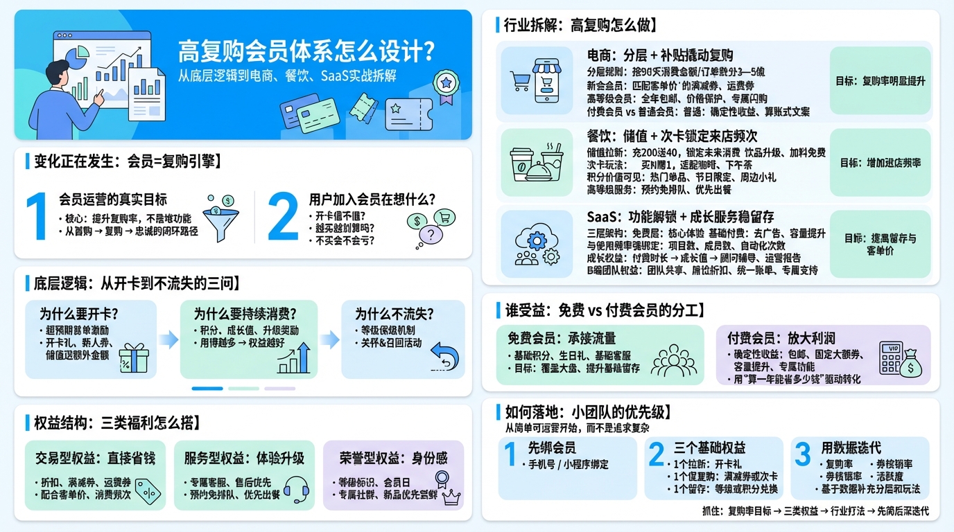 会员权益设计的核心逻辑是什么？