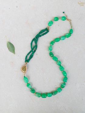 SpoiledBrat Jewelry澳洲玉绿玉髓项链