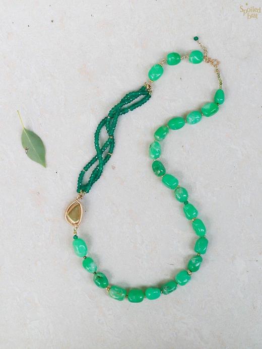 SpoiledBrat Jewelry澳洲玉绿玉髓项链 商品图0