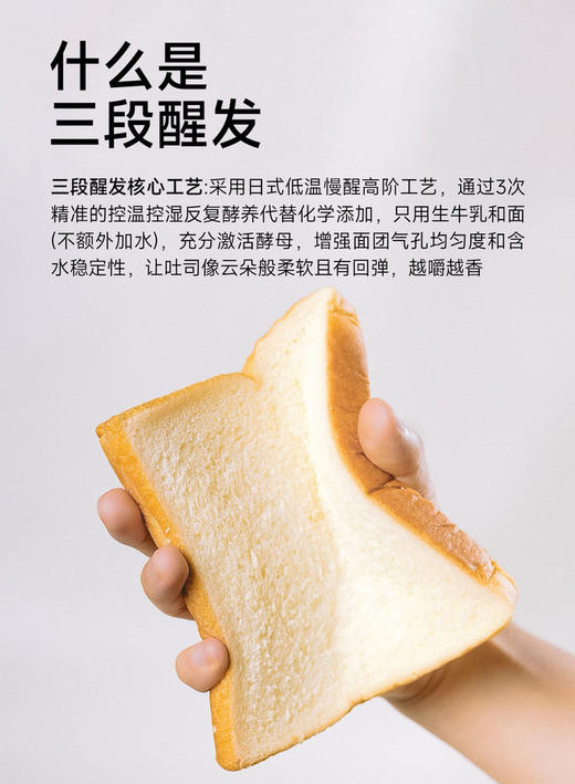 西域小白三段醒发云朵吐司（单片独立装） 商品图0