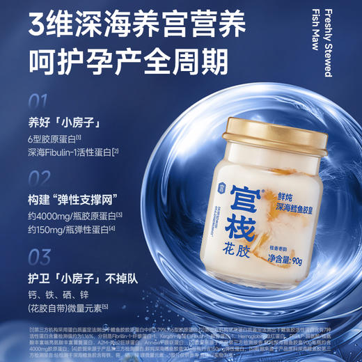 【限时特惠】【半年套餐】官栈-鲜炖花胶 深海鳕鱼胶皇胶原蛋白90gx144 商品图2