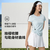 魔力薇薇水波纹抽绳运动T恤女2026夏季新款轻薄磨毛显瘦纤腰上衣 商品缩略图2