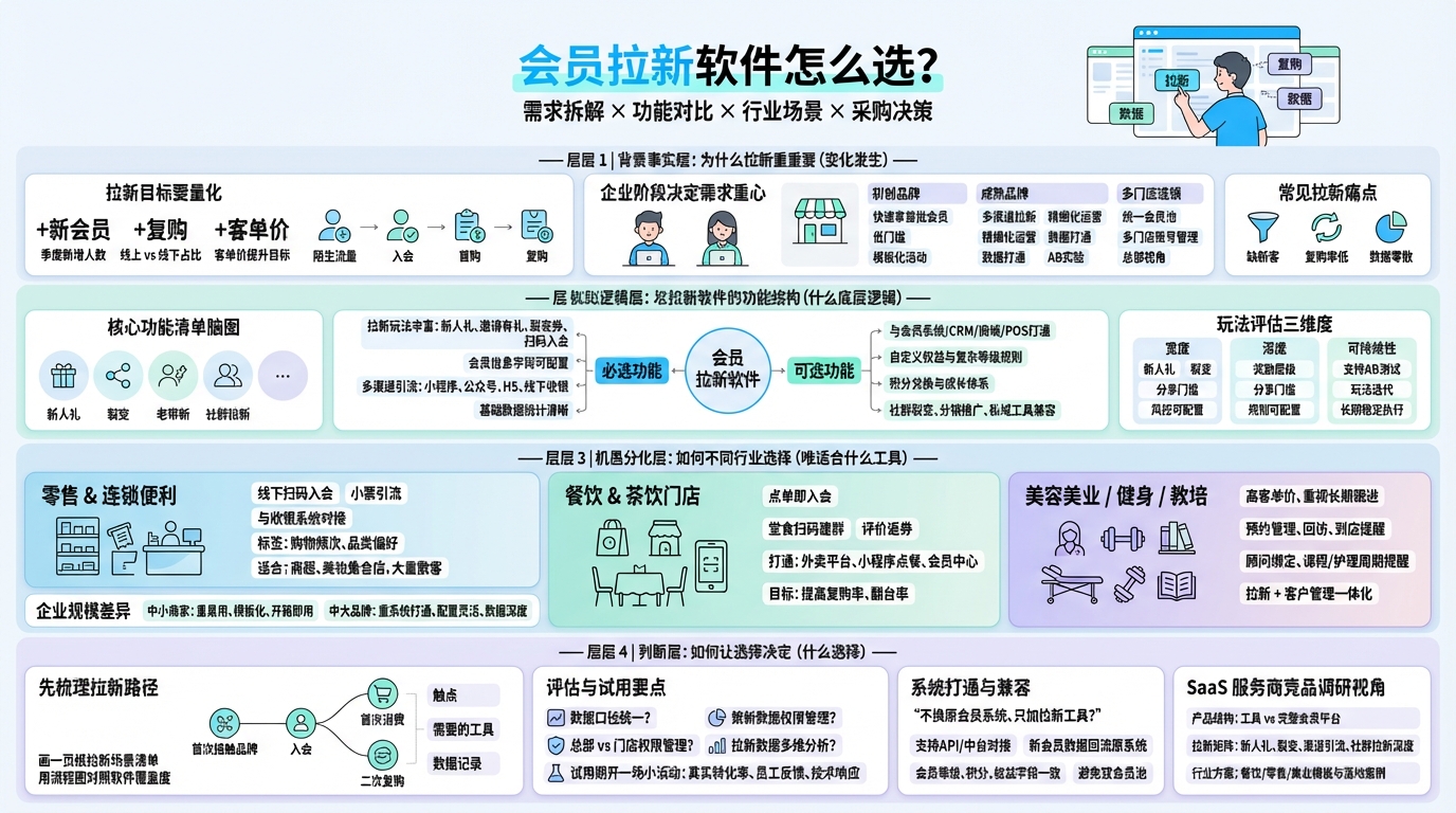 选会员拉新软件前，先搞清楚哪些需求？  
