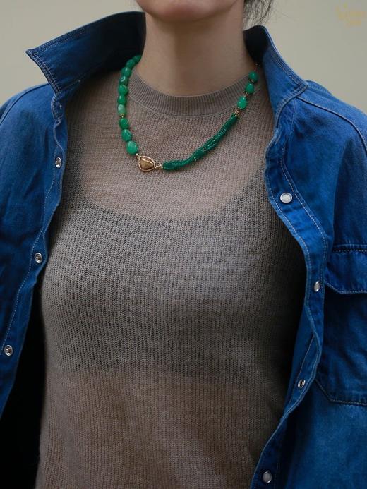 SpoiledBrat Jewelry澳洲玉绿玉髓项链 商品图7