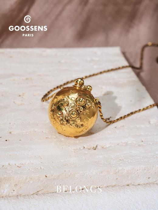 北京仓｜Goossens Paris-CELESTE-月匣秘藏 星球 金色 吊坠 项链［法国设计师］ 商品图2