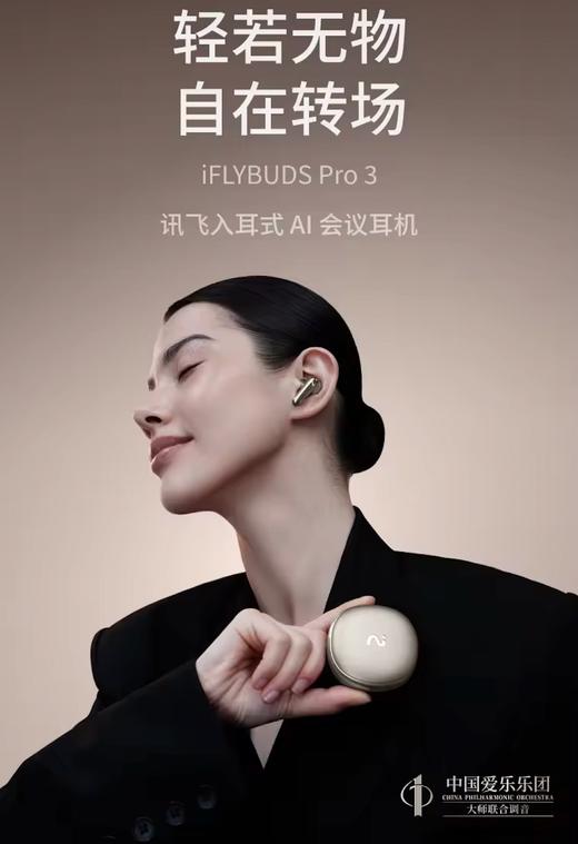 IFLYTEK科大讯飞 IFLYBUDS PRO 3 讯飞 AI 会议耳机 新 商品图0