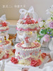 6英寸双层旋转木马 - 裱花戚风水果生日蛋糕（带音乐，可旋转） 商品缩略图2