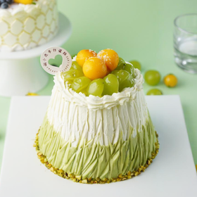 酸奶青提雪山蛋糕（酸奶半糖）