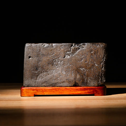 南北朝佛造像古砖镶嵌歙石制砚 商品图8