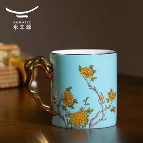 国瓷永丰源 西湖蓝仁心单杯（340ml）