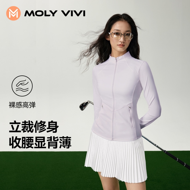 魔力薇薇立裁修身外套女2026春夏新款运动跑步瑜伽服收腰健身上衣