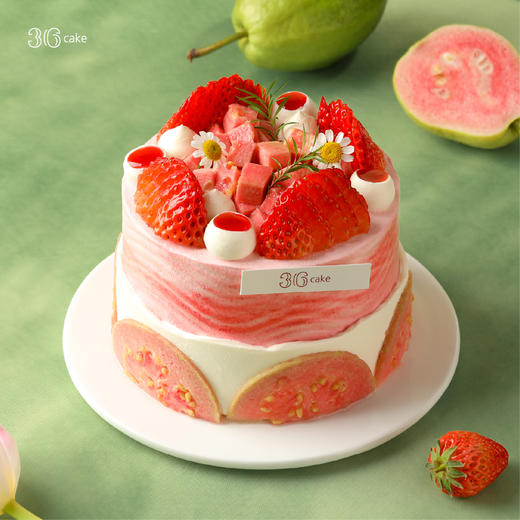 春见芭乐 ‧ 芭乐莓莓布丁蛋糕 商品图0