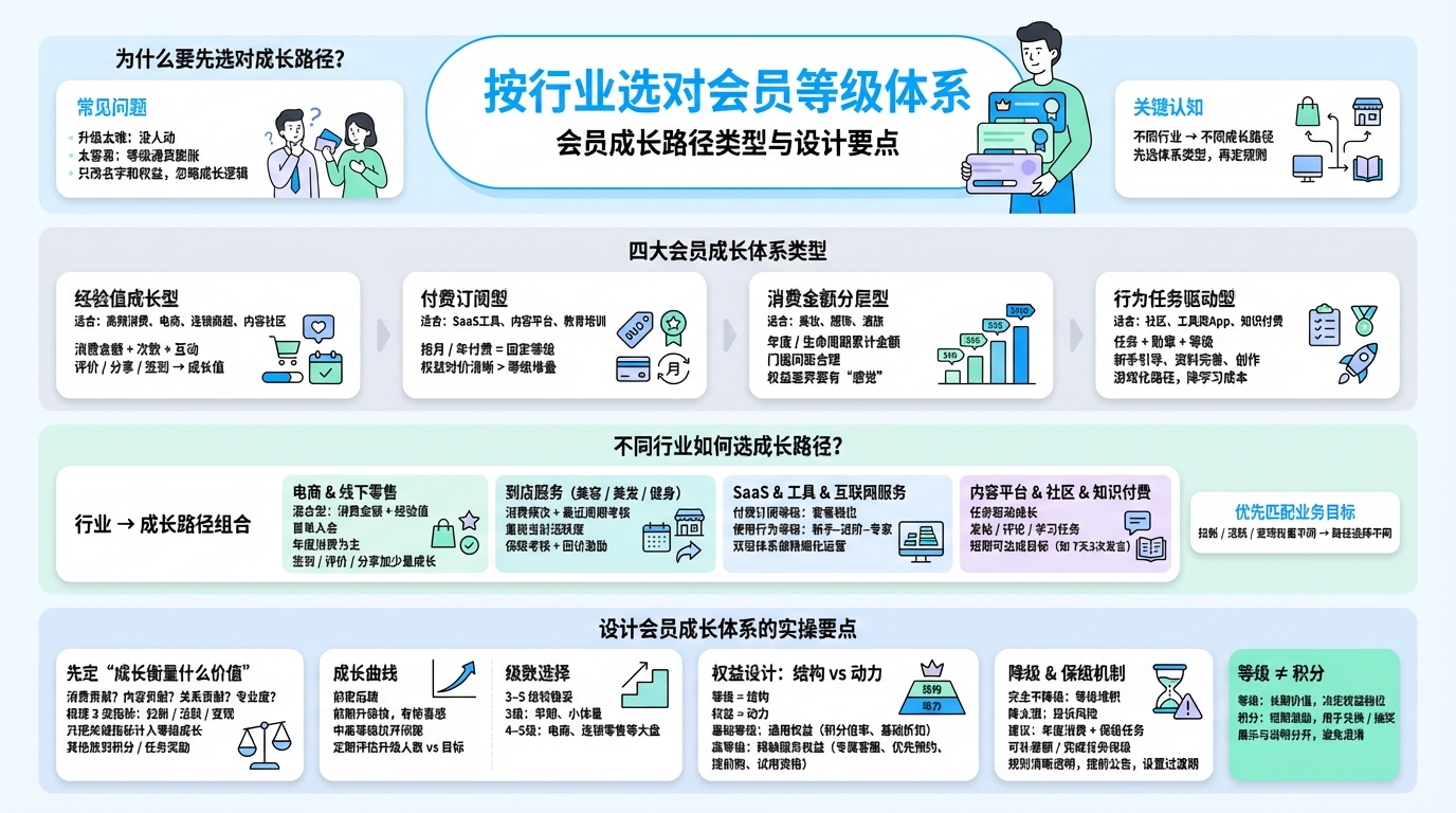 常见会员等级体系类型有哪些？