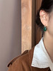 SpoiledBrat Jewelry绿玉髓绿松石耳环 商品缩略图3