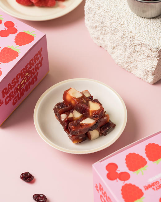 树莓蔓越莓软糖 商品图2