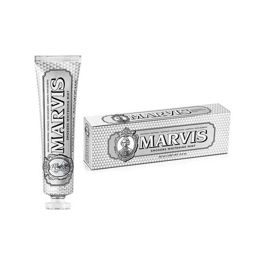 玛尔仕强化亮白薄荷(烟渍清洁)牙膏85ml/110387 白色去烟渍强化 商品图2