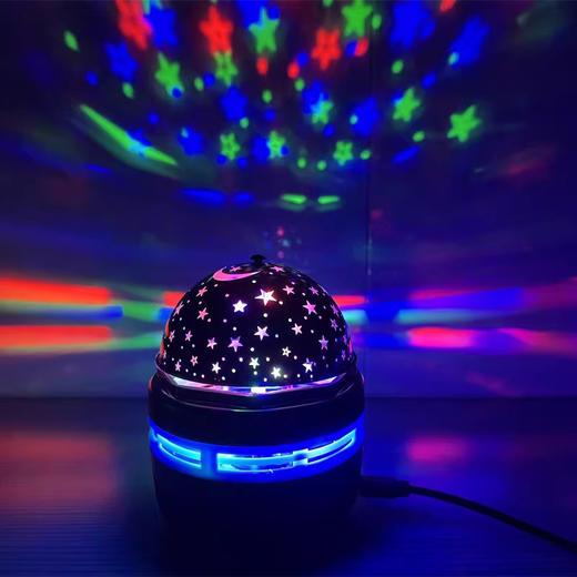 美国 LED小型星光灯 满天星水晶/流光投影 派对拍照装饰星空氛围灯 商品图3