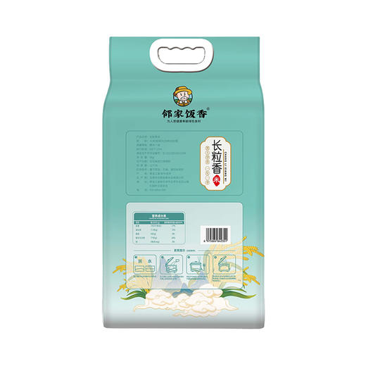 邻家饭香 东北大米 长粒香米 5kg/袋 真空双层包装 LJFX86-C(QF) 商品图1