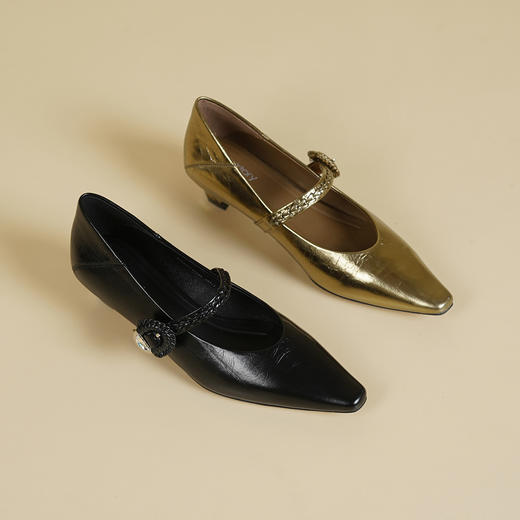 Westory2026年春季法式复古玛丽珍单鞋通勤休闲百搭浅口鞋W26AE51451 商品图7