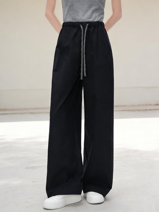 预售 臣禾	【零感裤】松紧腰抽绳阔腿裤工装休闲裤	9261060975 商品图8