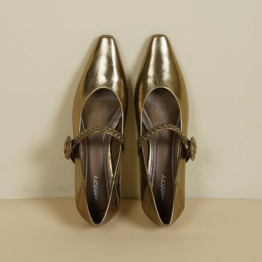 Westory2026年春季法式复古玛丽珍单鞋通勤休闲百搭浅口鞋W26AE51451 商品图8