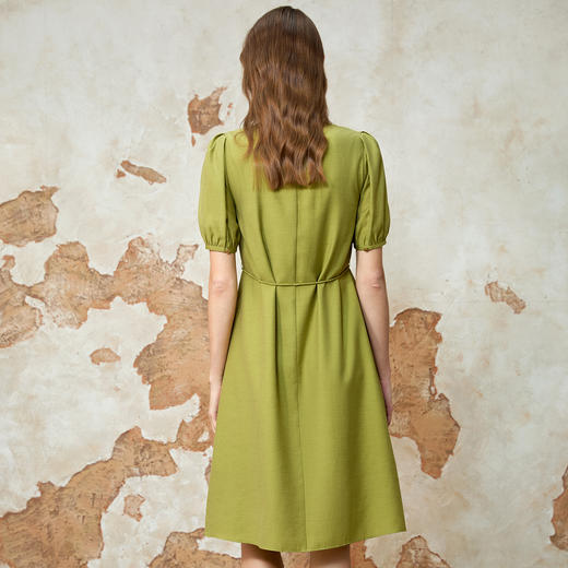 EITIE爱特爱气质通勤高腰显瘦优雅时尚连衣裙夏季新款8207942 商品图4