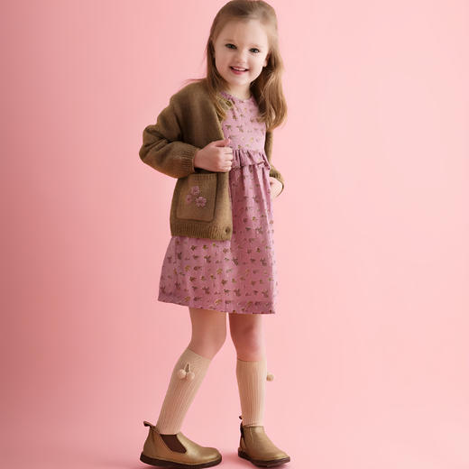 Collegien 25AW 儿童短袜膝盖袜连裤袜羊毛膝盖袜 商品图3