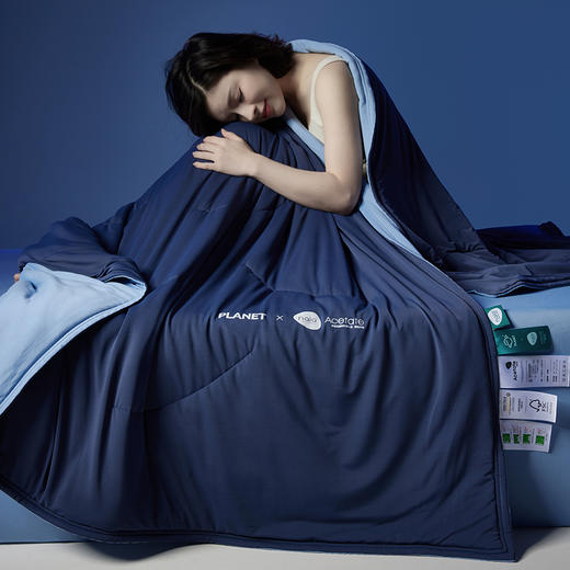 【热卖推荐】自然醒酣睡星球双面凉感夏被双层控温被二合一深睡被Pro2四季可用可机洗LFS 商品图4