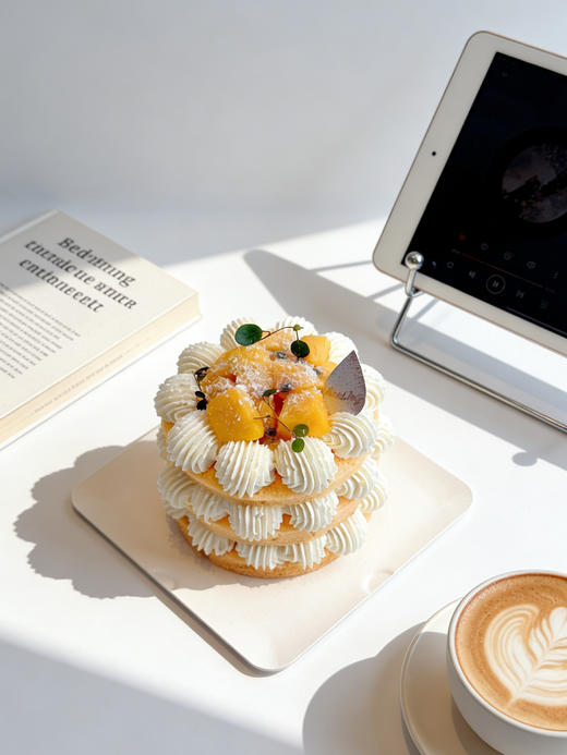 百香芒果裸蛋糕 商品图0