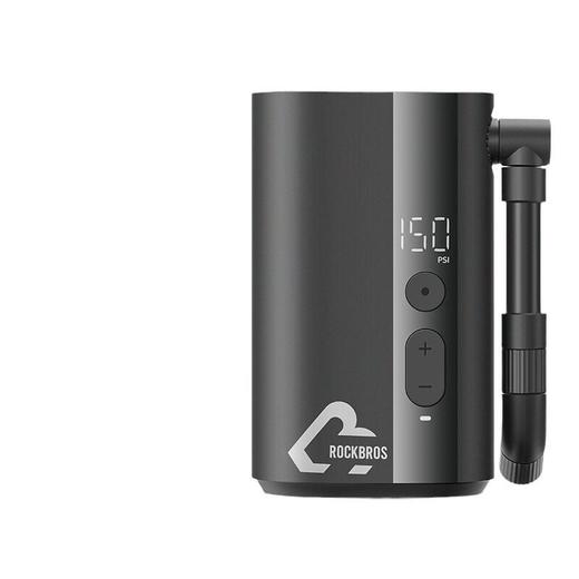 洛克兄弟电动打气筒高压数显便携公路山地自行车摩托车汽车充气汞 商品图4